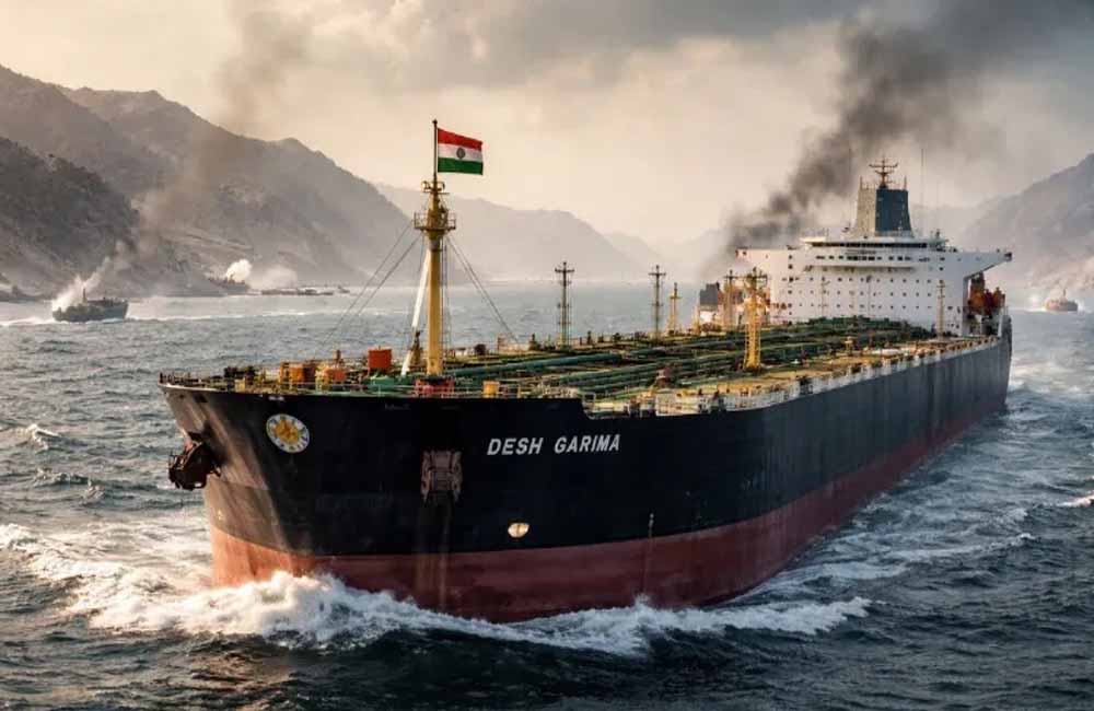 મોતના મુખમાંથી હેમખેમ બહાર આવ્યું ભારતીય જહાજ: હોર્મુઝમાં ફાયરિંગ વચ્ચે 'દેશ ગરિમા' ટેન્કર મુંબઈ આવવા રવાના